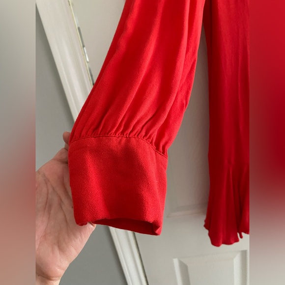 Bar III Red-Bright Orange Dress Size 8 - Picture 8 of 8